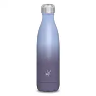 Kovinski bidon z dvojno steno bele barve 500ml svetlo modre-vijolične barve