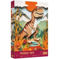 Kraljestvo dinozavrov T-Rexove pustolovščine 160-delni puzzle - Trefl
