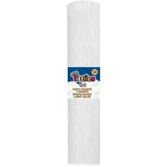 Krep papir v beli barvi 50x200cm slika 1