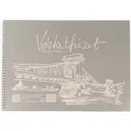 Lady 32-listni zvezek s skicami, spiralna vezava, brezlesni listi B5