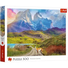 Lama v Patagoniji 500-delni puzzle - Trefl