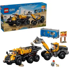LEGO® City: Buldožer in tovorno vozilo s kipersko prikolico (60494)