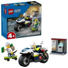 LEGO® City: Prevara s policijskim motociklom (60455)