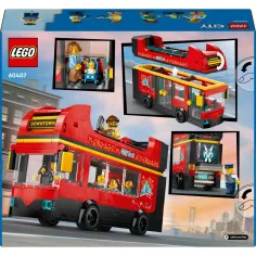 LEGO® City: Rdeči dvonadstropni turistični avtobus (60407) slika 2
