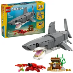 LEGO® Creator: Nevarni morski pes z zakladno skrinjo (31381)