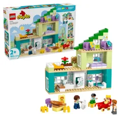 LEGO® DUPLO®: 3 v 1 moderni družinski hiši s figuricami (10470)