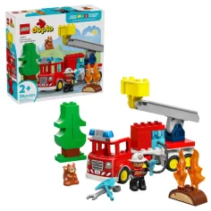 LEGO® DUPLO®: Gasilsko vozilo z cevjo in gasilcem (10473)