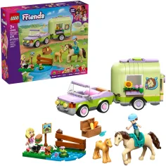 LEGO® Friends: Prikolica za konje in konjeniške prevoze (42695) slika 1