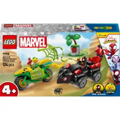 LEGO® Marvel: Spin in Electro - Preganjanje z dinozavrsko vozilo (11198)