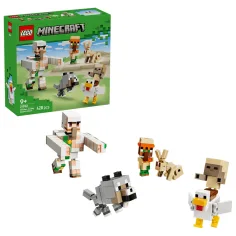 LEGO® Minecraft: Piščančja čreda, napad v puščavi (21592)