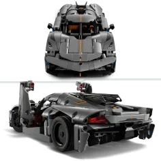 LEGO® Technic: Koenigsegg Jesko Absolut siva hiperavtomobil (42173) slika 2