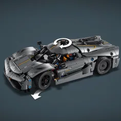LEGO® Technic: Koenigsegg Jesko Absolut siva hiperavtomobil (42173) slika 6