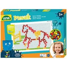 LENA: Mosaik Prosojne pike kreativni set 10mm 200kos