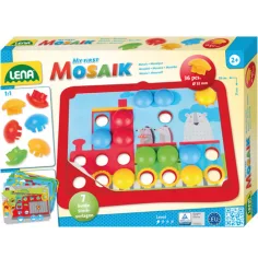 LENA: Mosaik Prvi pikčasti igralni set - Vozila slika 1