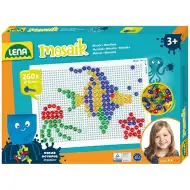 LENA: Mozaik 260-delni kreativni set prozornih bucik 10mm