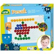 LENA: Mozaik 80-delni kreativni set prozornih bucik 15mm