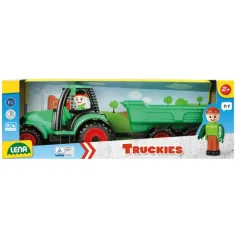 LENA: Truckies Traktor s prikolico in figurico 36cm slika 2