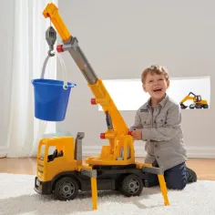 LENA: Velikanski avto z žerjavom 70cm slika 5