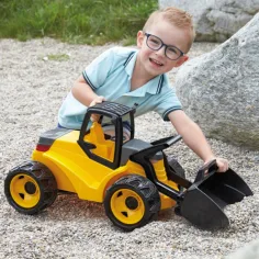 LENA: Velikanski zemeljski stroj rumeno/črne barve 65cm slika 3