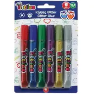 Lepilo z bleščicami v tubi 6-delni komplet