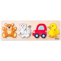 Lesena 4-delna punčka puzzle - Woodyland