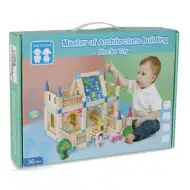 Lesena barvita vila igralni set z dodatki