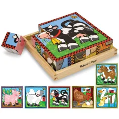 Lesena sestavljanka Domače živali - Melissa & Doug slika 2