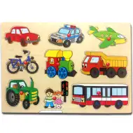 Lesena sestavljanka Vozila