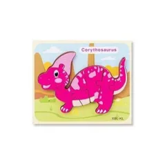 Lesena sestavljanka z oblikami Dinozavri v več različicah slika 3