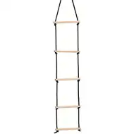 Lesena vrvna lestev 180cm