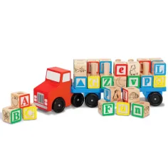 Leseni kamion za prevoz črk - Melissa & Doug slika 2