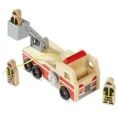 Lesena lestvasta gasilska vozila - Melissa & Doug slika 2