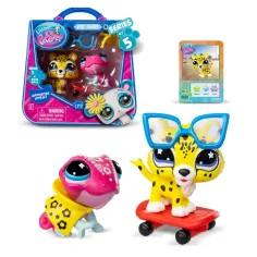 Littlest Pet Shop: Dvojni paket figuric malih hišnih ljubljenčkov S5 - Kameleon in Jaguar slika 2