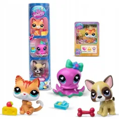 Littlest Pet Shop: Mačka, hobotnica, kuža paket figuric 3 kosi 4. serija