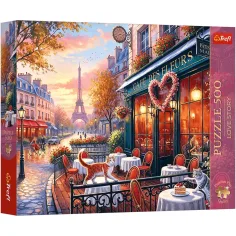 Ljubavna zgodba Ljubezen v Parizu 500-delni Premium plus kvaliteta puzzle - Trefl