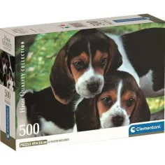 Ljubki kužki HQC 500-delni Compact puzzle - Clementoni