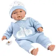 Llorens: Llutka baba v pajacu z motivom slona 38 cm