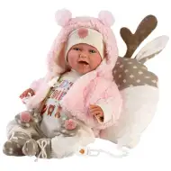Llorens: Mimi 40cm velika jokajoča lutka deklice novorojenke v puloverju Kid's Zone