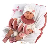 Llorens: Mimi 40cm velika jokajoča lutka deklice novorojenke z otroško posteljico