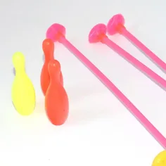Lokostrelski set s puščicami s priseski in bowling keglji 46 cm slika 3