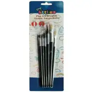 Luna: 5-delni komplet čopičev s poni krznom različnih mer