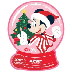 Luna: Disney Minnie Miška božični komplet nalepk 300kos slika 1