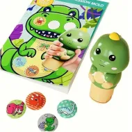 Luna: Komplet 100 nalepk z dinozavri z dino žigom