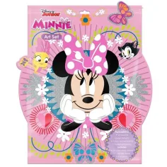 Luna: Minnie miška pobarvanka, s nalepkami in 6 flomastri
