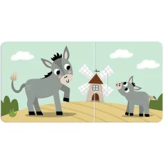 Luna: Moj prvi sestavljanka – Mame živali in njihovi mladiči 10x2 kosov parni razvojni puzzle slika 3
