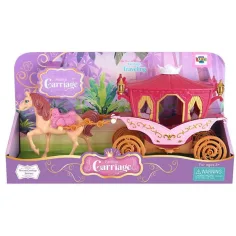 Luna: Princesin konjski vozni set v roza barvi