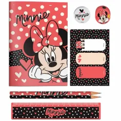 Luna: Set pisalnih pripomočkov Minnie miške v PVC torbici slika 2