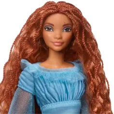 Lutka 30 cm Disney Mala morska deklica: Ariela v modri obleki - Mattel slika 3