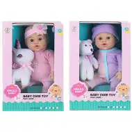 Lutka z živalco 30cm več različnih 1kos