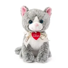 Madeleine siva mačka plišasta figura 25cm - Lumpin